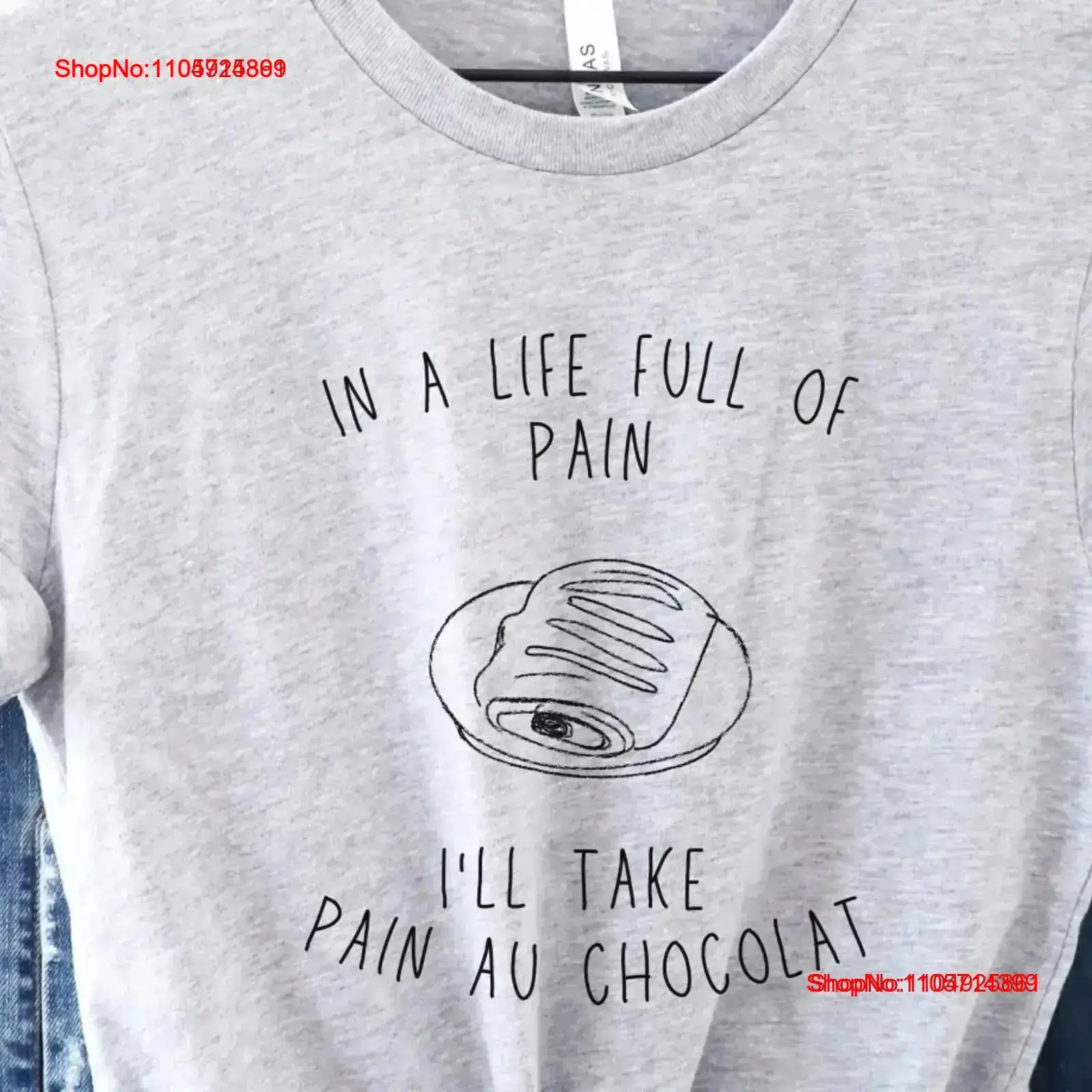 Vintage Fashion Pinterest - Croissant T Shirt the only pain