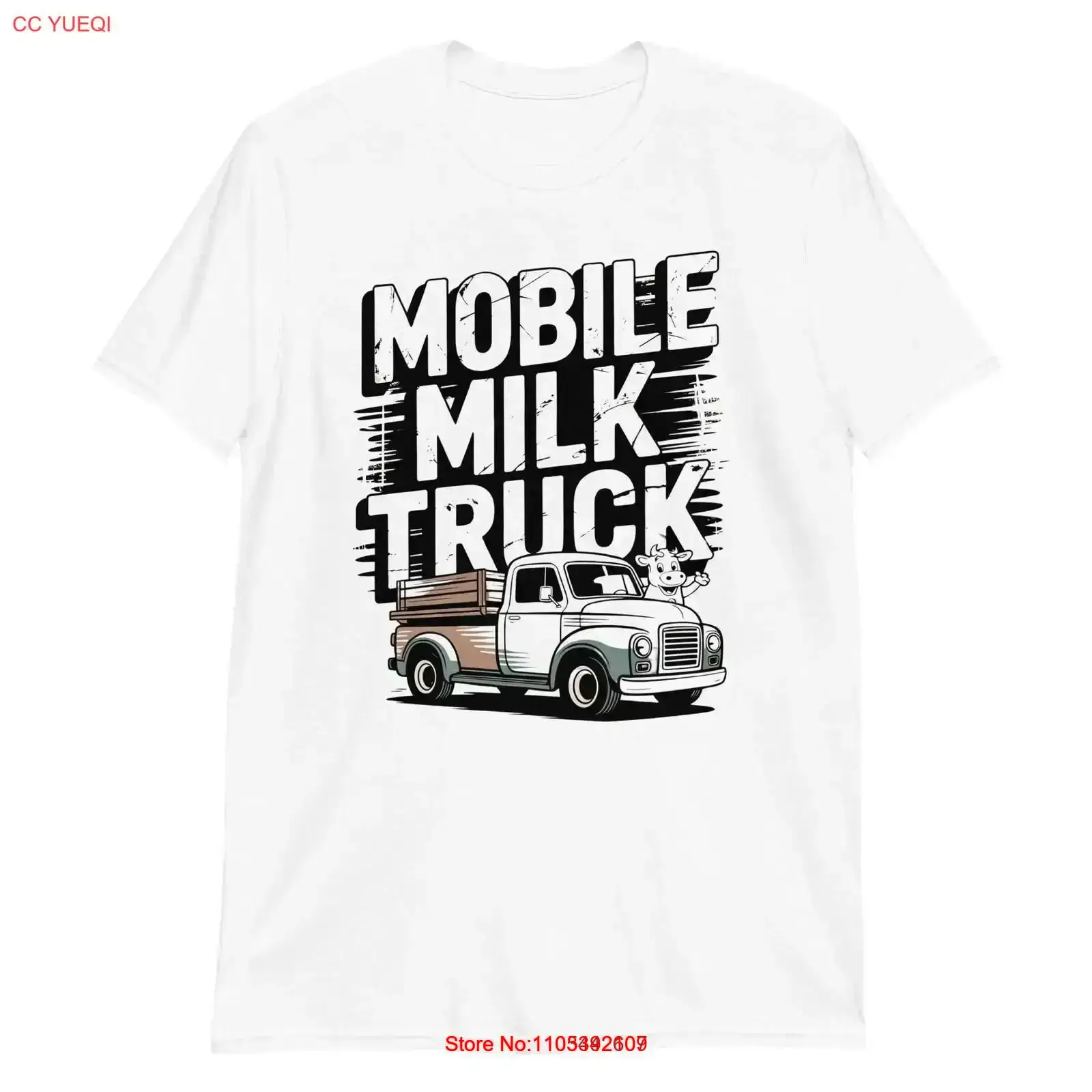 Vintage Fashion Market - Mobile Milk Truck T Shirt Vintage