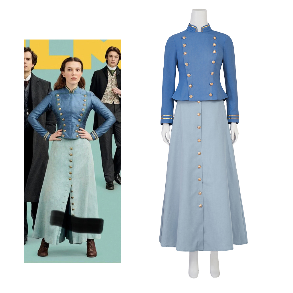 Vintage Victorian Fashion - Movie Cosplay Enola Holmes 2 Cosplay