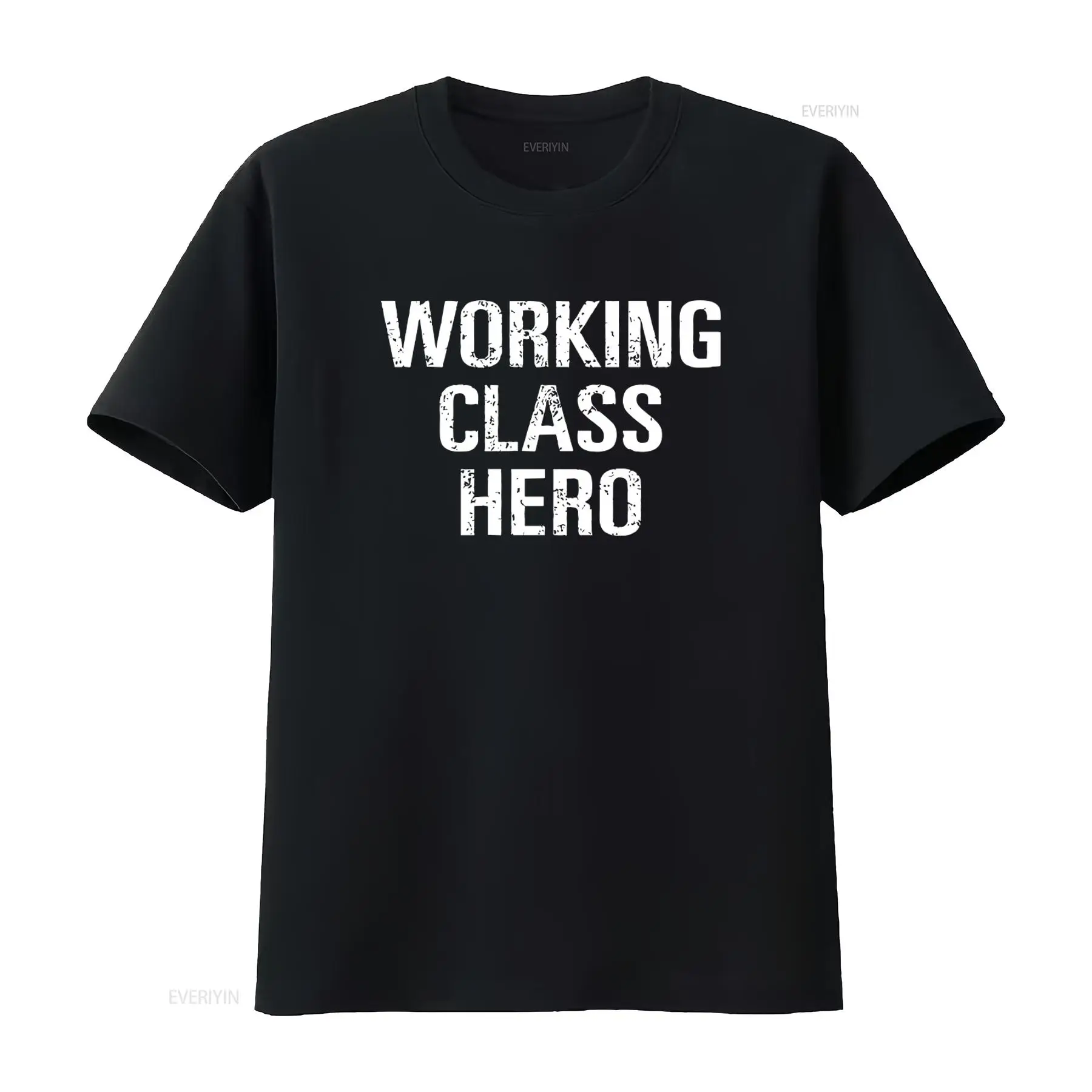 Vintage Fashion Nyc - WORKING CLASS HERO Print T Shirt