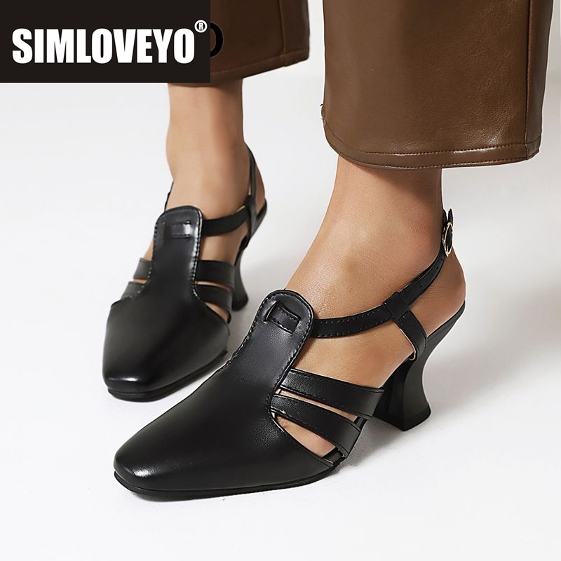 Vintage Fashion Female - SIMLOVEYO 2025 Fashion Daily Sandals for