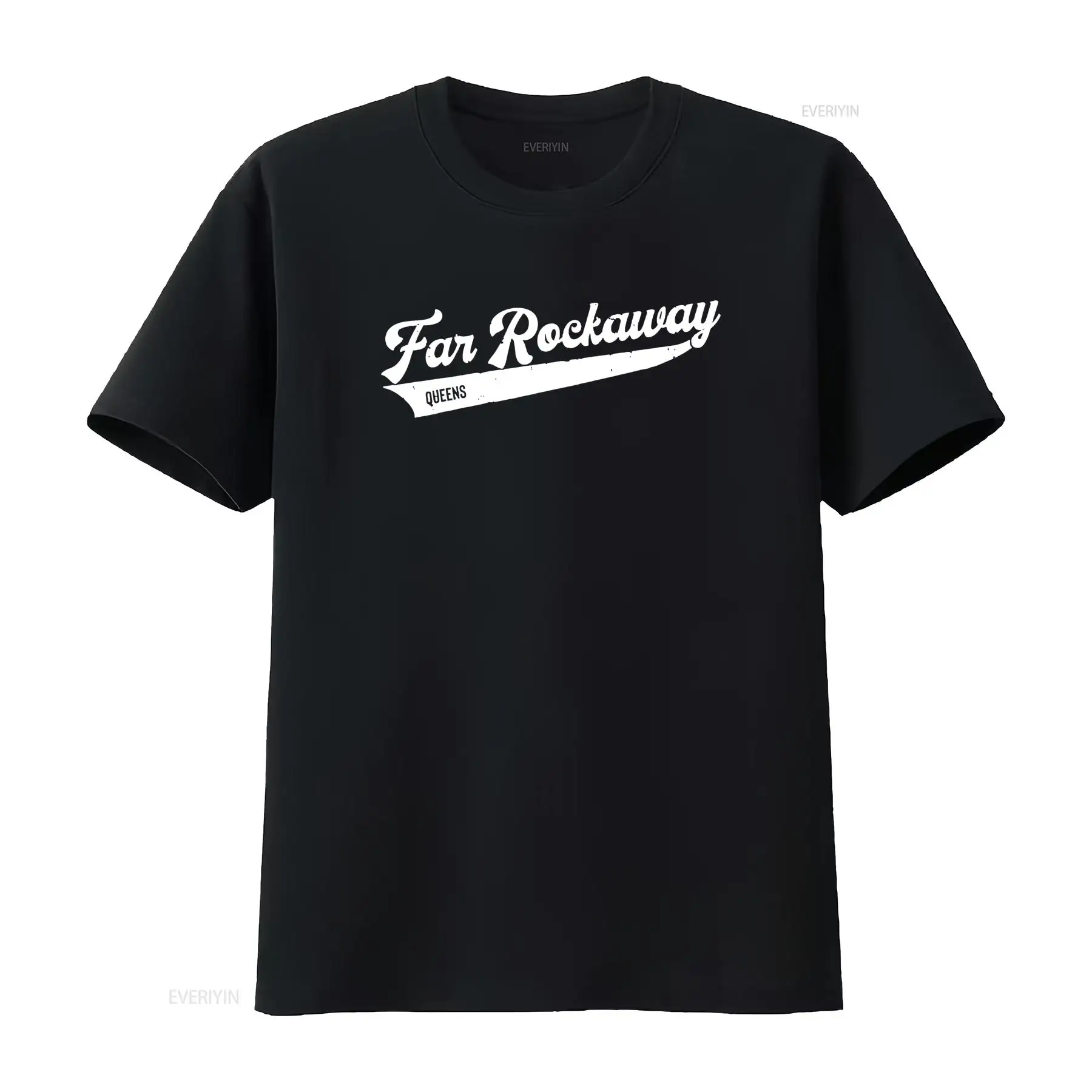 Vintage Fashion Nyc - Far Rockaway Queens NYC Typographic Distressed