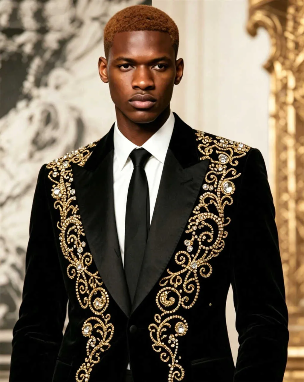 Velvet Blazer Vintage - Vintage Wedding Tuxedos Velvet Peaked Lapel