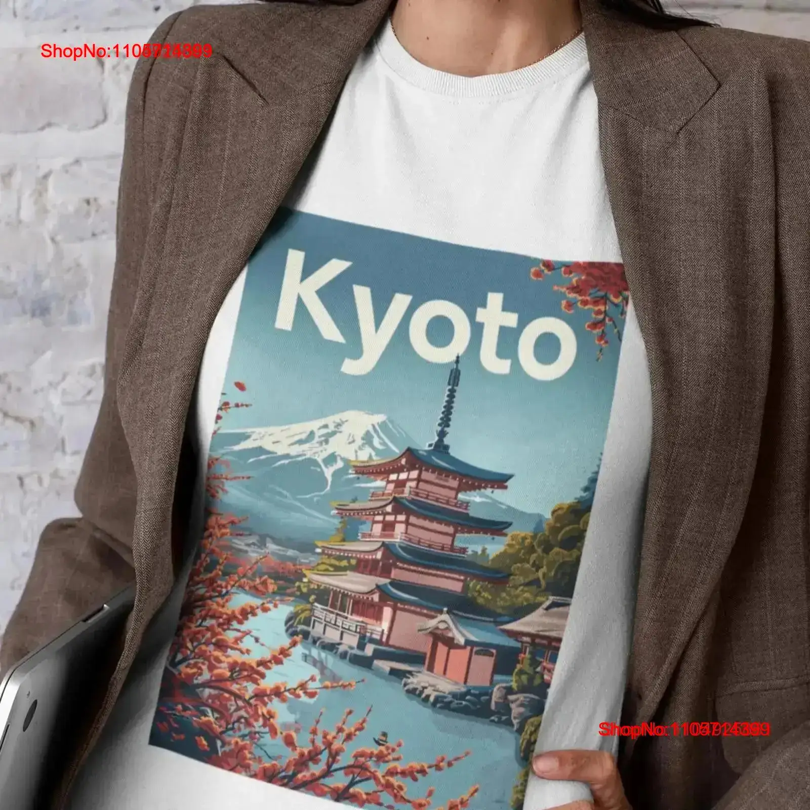 Vintage Fashion Kyoto - Kyoto T Shirt Vintage Travel Poster