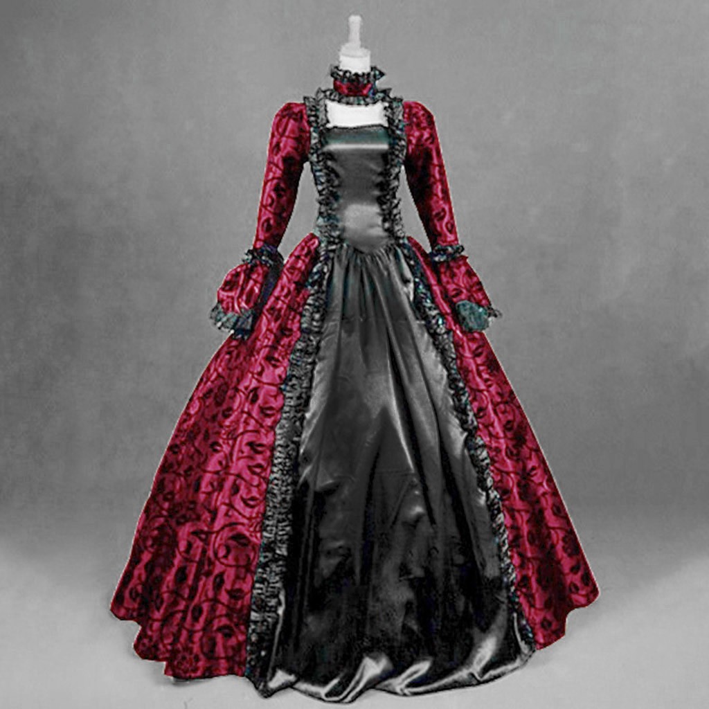 Vintage Slip Dress - Women Vintage Exquisite Dress Gothic Retro