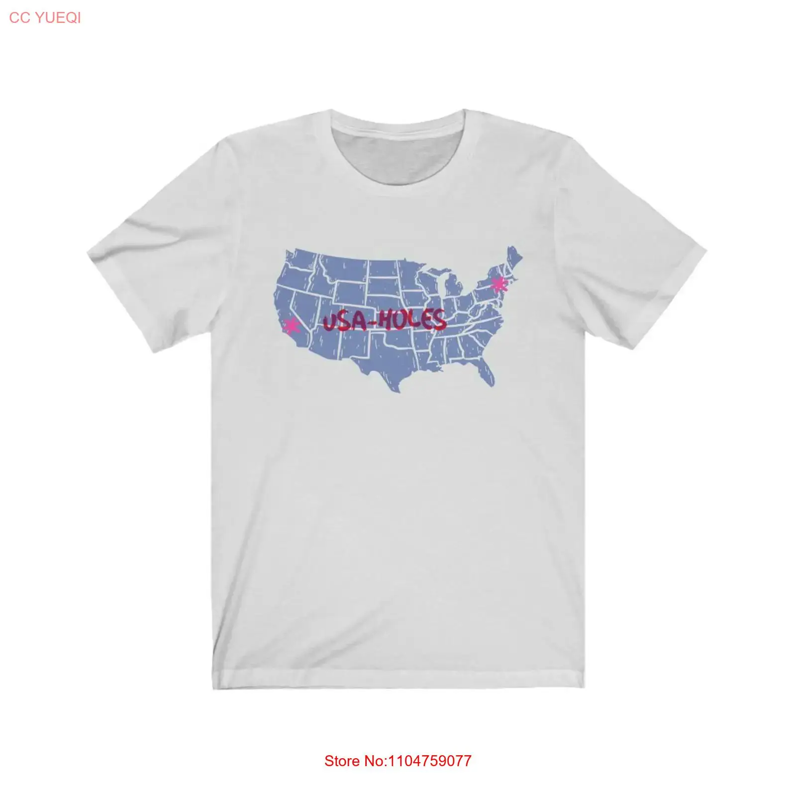 Vintage Fashion Nyc - USA holes NYC CA T Shirt