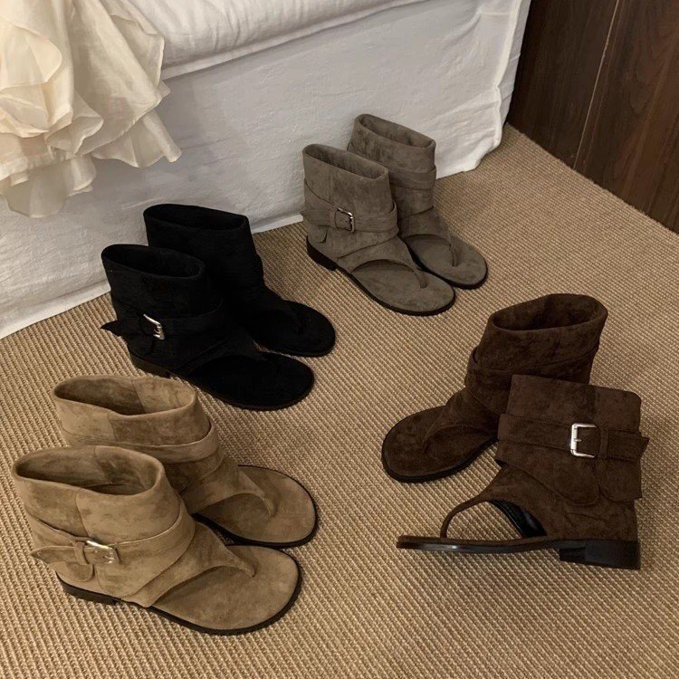 Vintage Fashion In 2026 - Women Peep Toe Boots Summer New