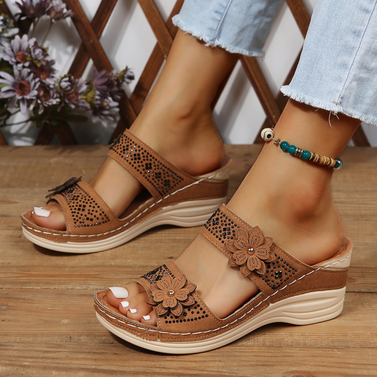 Vintage Fashion Online - New Fashion Summer Women Wedge Sandals