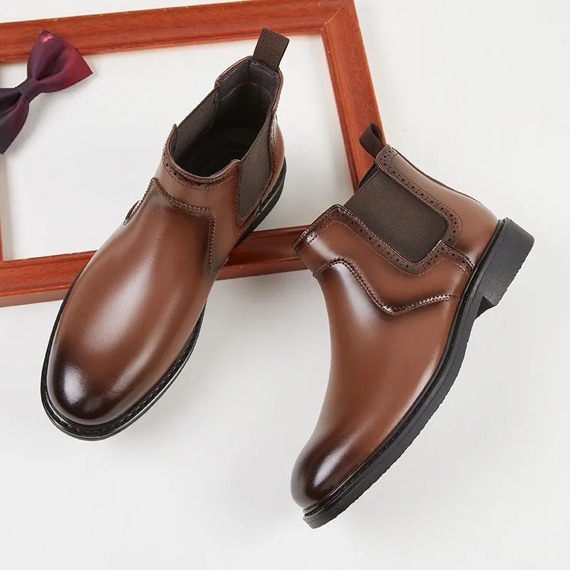 Vintage Fashion In 2026 - Vintage Mens Leather Oxford Boots Luxury
