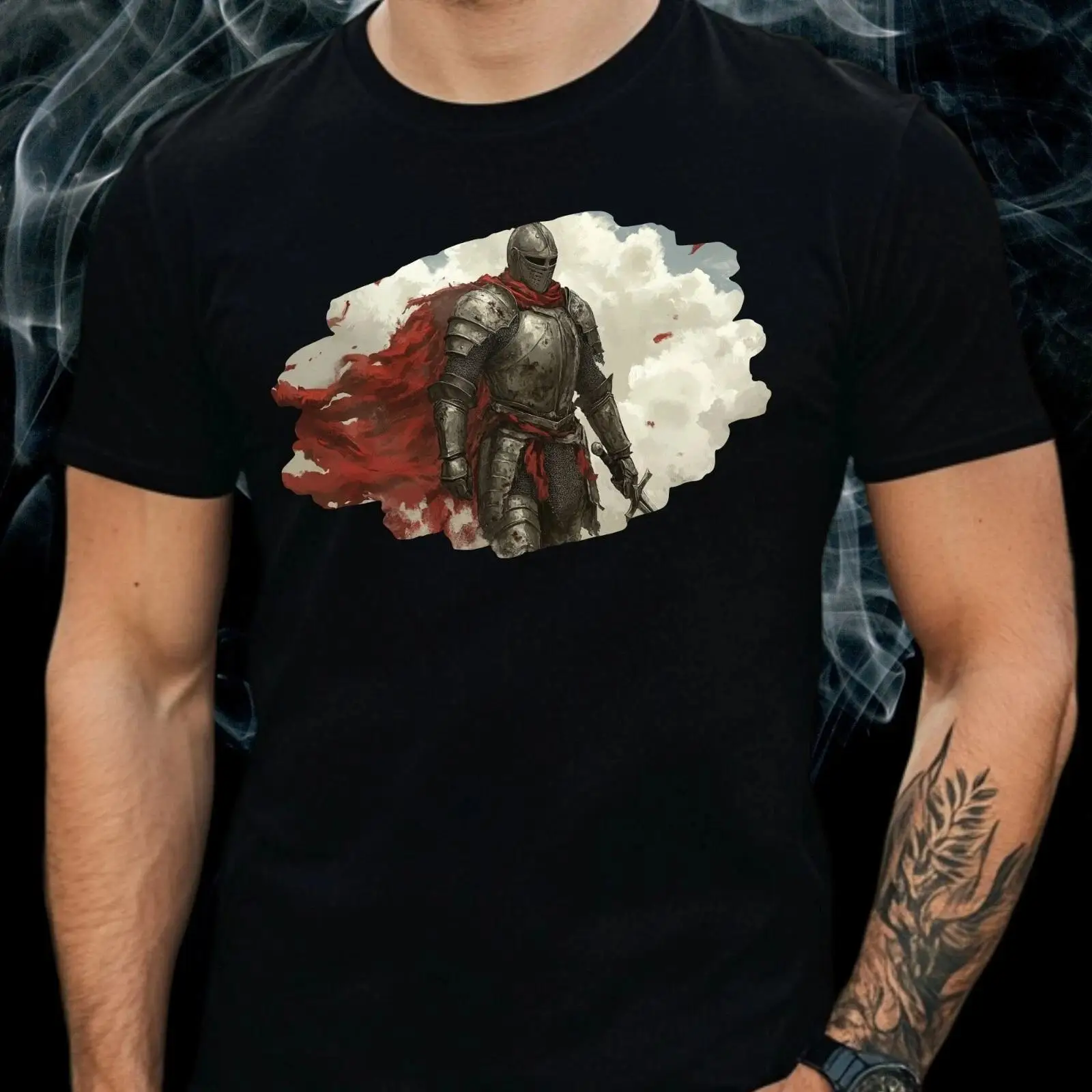T Shirt Herren Ritterrüstung M - Vintage Fashion Herren review and price