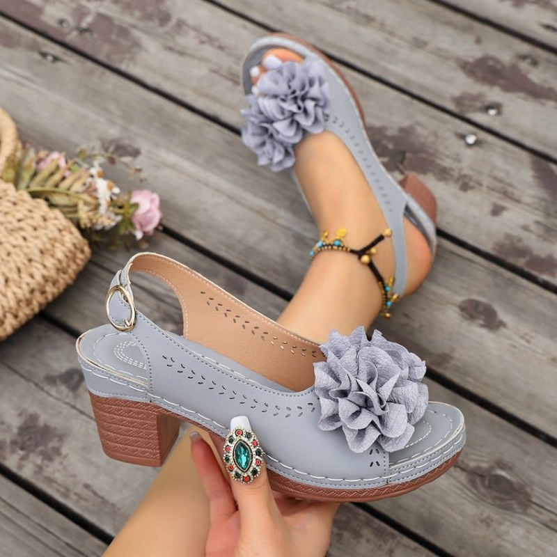 Vintage Flower Decorate Peep T - Vintage Fashion In 2026 review and price