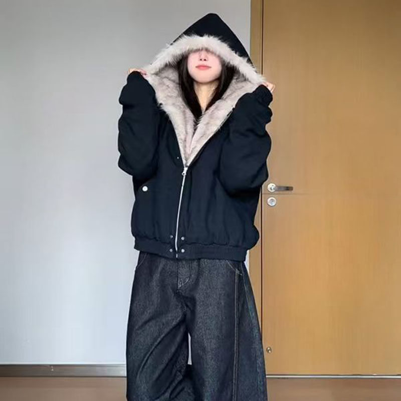 Autumn Winter Warm Plus Velvet - Velvet Blazer Vintage review and price