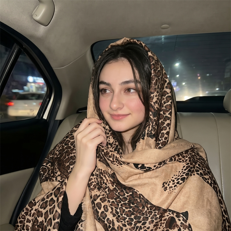 Vintage Leopard Print Hijab an - Vintage Fashion For Women review and price