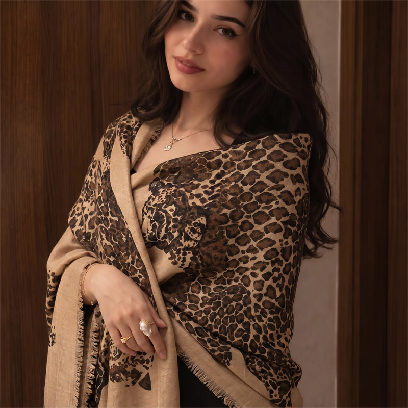 Vintage Leopard Print Hijab an - Vintage Fashion For Women review and price
