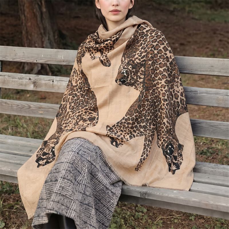 Vintage Leopard Print Hijab an - Vintage Fashion For Women review and price