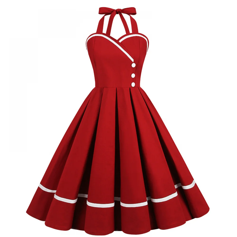 Halloween  50s 60s 80s Retro D - Vintage Fashion Female review and price