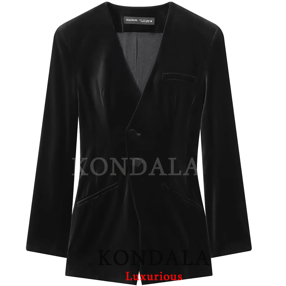 KONDALA Vintage Casual Women B - Velvet Blazer Vintage review and price