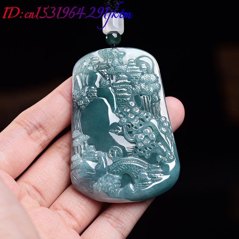 Natural Burmese Jadeite Scener - Vintage Fashion For Women review and price
