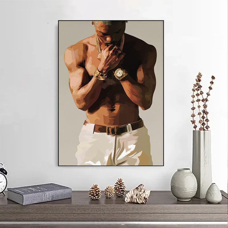 Funky Vintage Beauty Black Man - Vintage Fashion Prints For Wall review and price