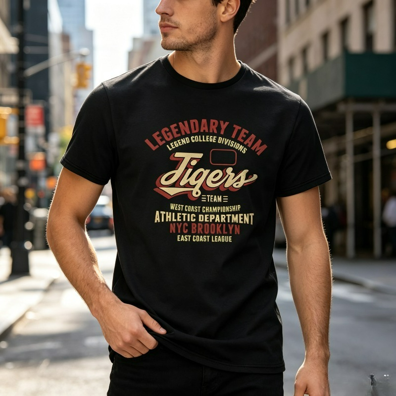 Men Streetwear T-Shirt LEGENDA - Vintage Fashion Nyc review and price