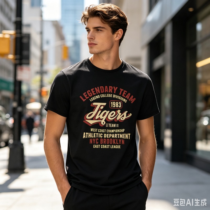 Men Streetwear T-Shirt LEGENDA - Vintage Fashion Nyc review and price