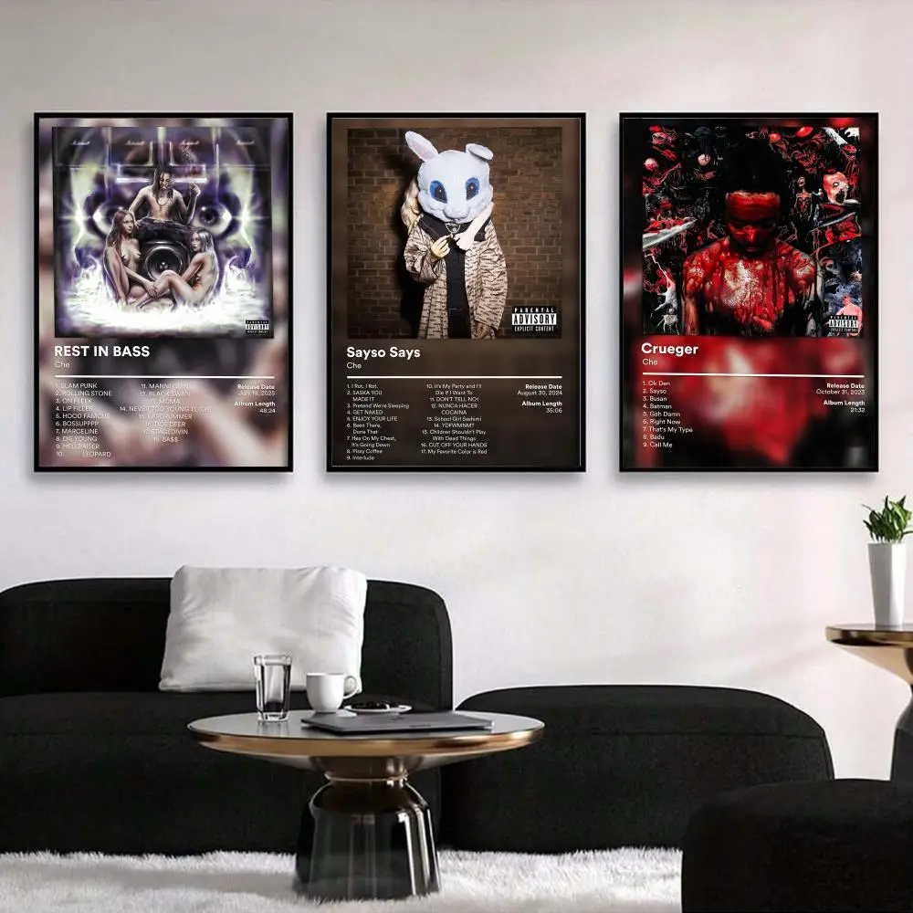 C-che Album Cover Painting Cal - Vintage Fashion Prints For Wall review and price