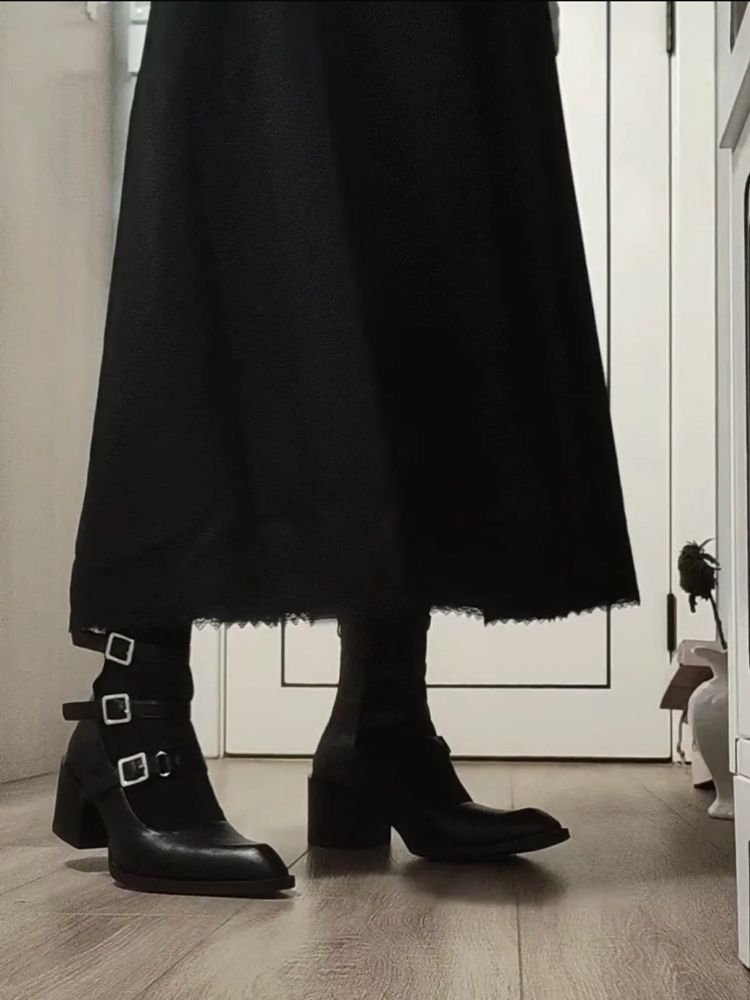 Japanese Gothic  Black Elegant - Vintage Slip Dress review and price