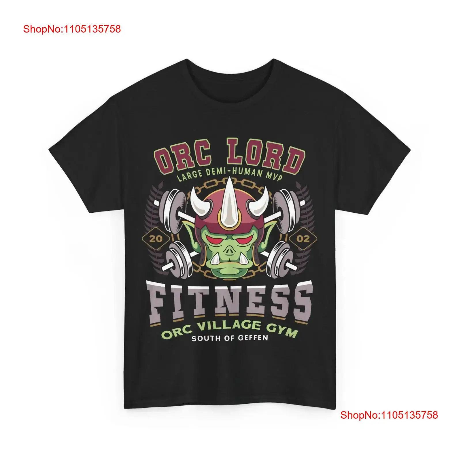 Geffen Orc Village Fitness T S - Vintage Fashion Videos review and price