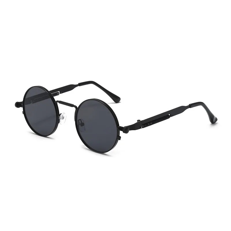 Vintage Metal Frame Round Sung - Vintage Fashion Female review and price