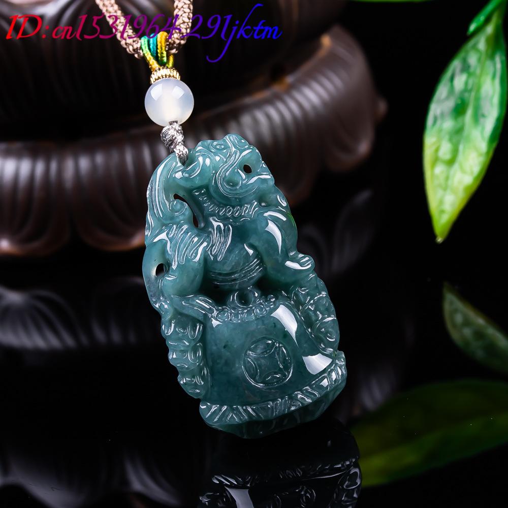 Burmese Jadeite Pixiu Pendant  - Vintage Fashion For Women review and price