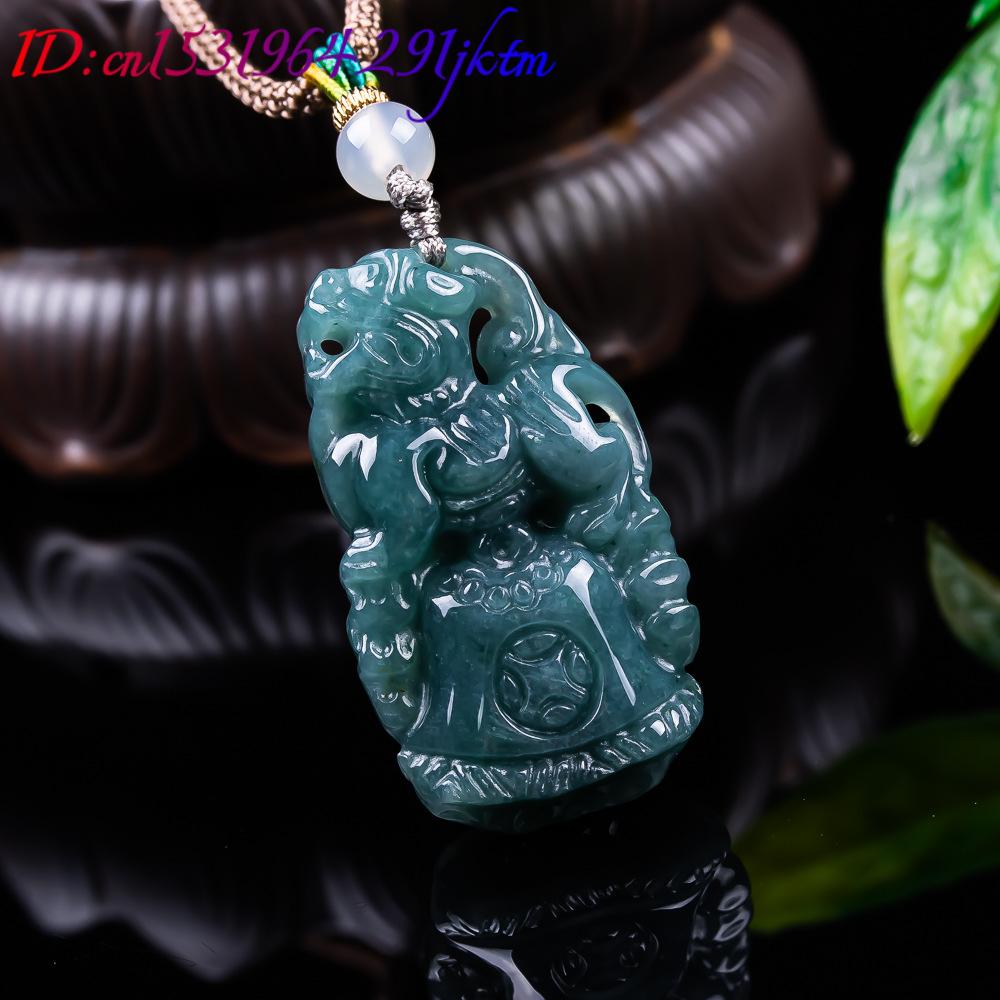 Burmese Jadeite Pixiu Pendant  - Vintage Fashion For Women review and price