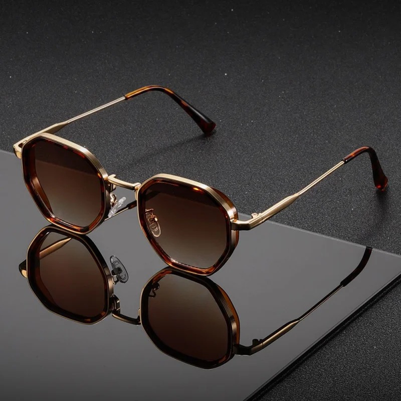 1 Pair Unisex Round Metal Fash - Vintage Fashion Female review and price