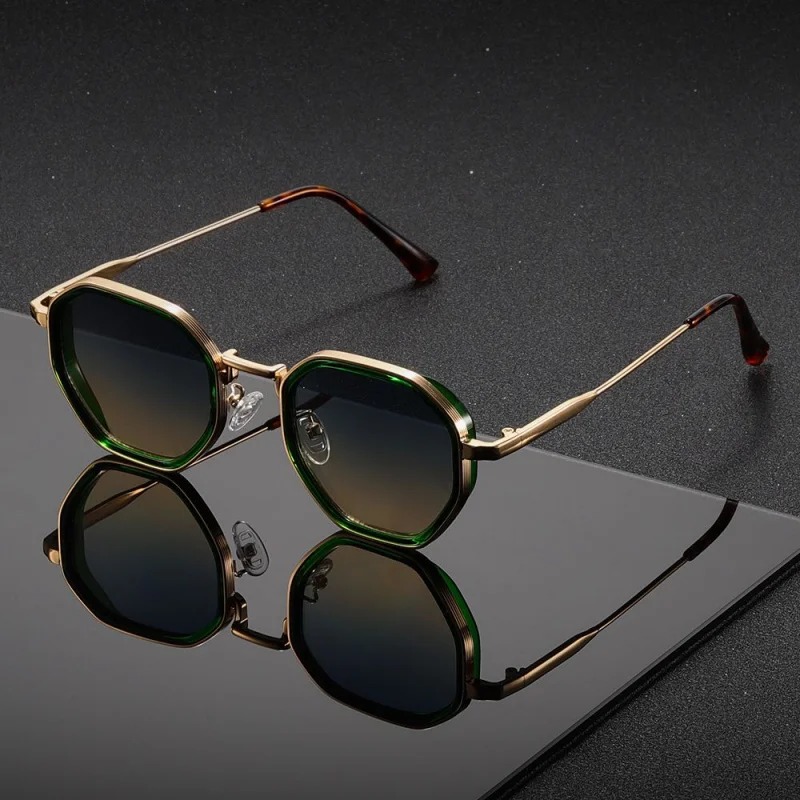 1 Pair Unisex Round Metal Fash - Vintage Fashion Female review and price