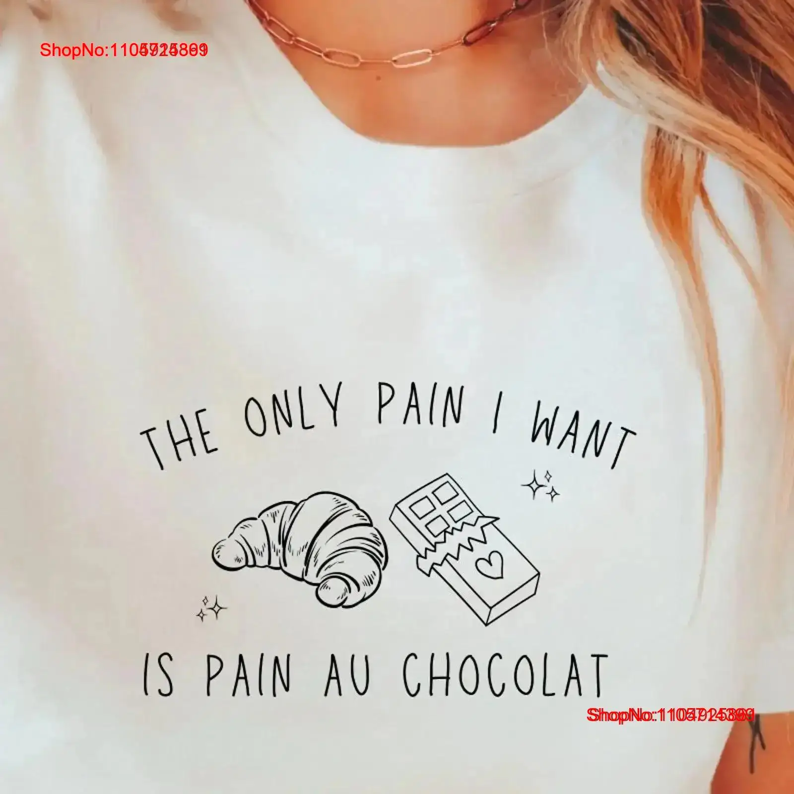 Croissant T shirt the only pai - Vintage Fashion Pinterest review and price