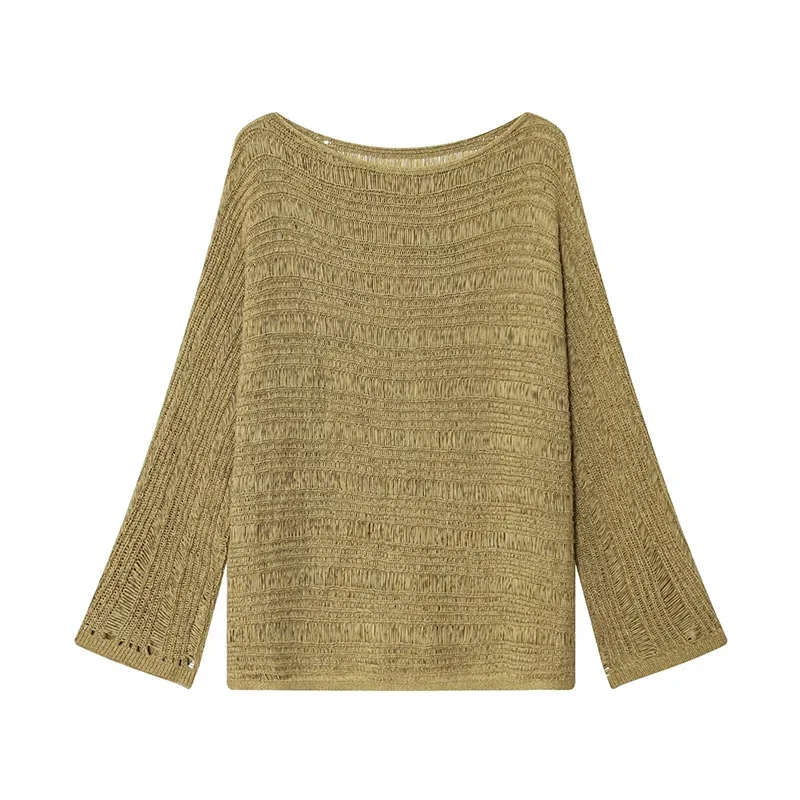 Vintage Boat Neck Knit Sweater - Vintage Fashion For Women review and price