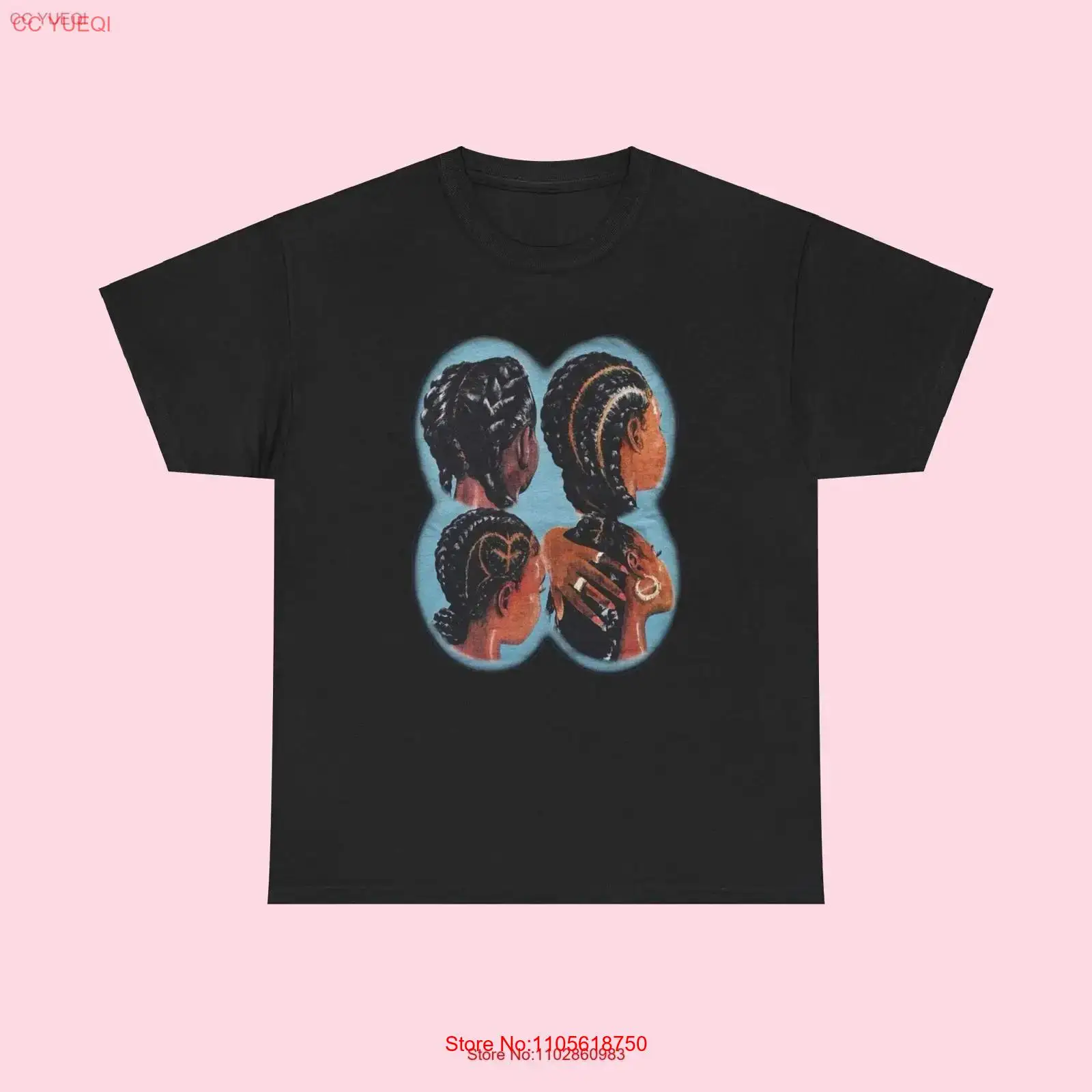 Black Hair Cornrows T shirt Ju - Vintage Fashion Pinterest review and price