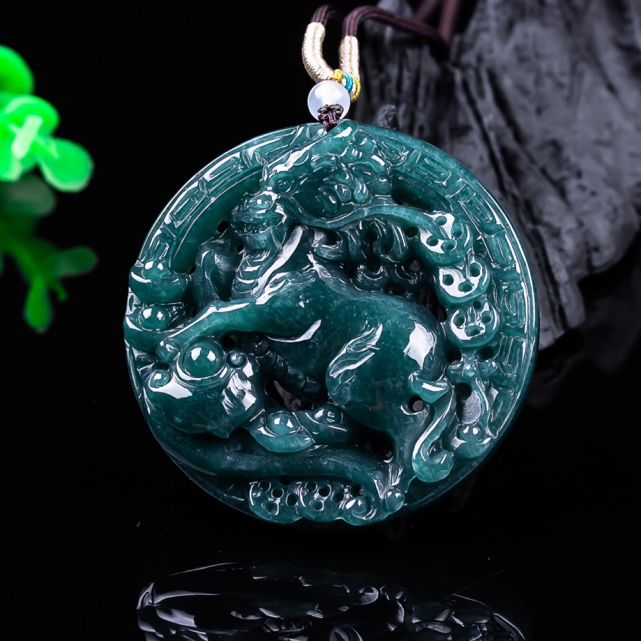 Burmese Jadeite Dragon Pendant - Vintage Fashion For Women review and price