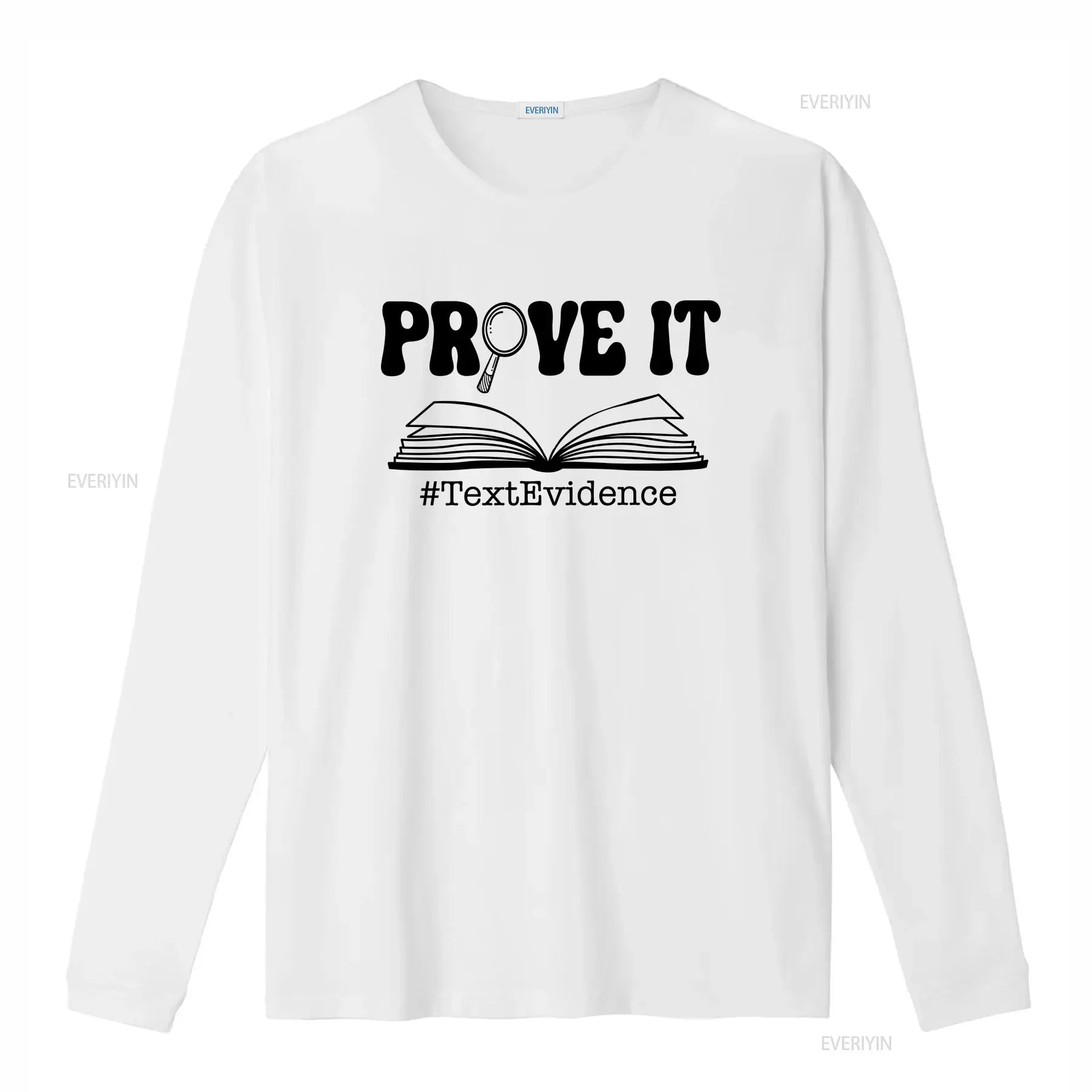 Prove it Text Evidence T Shirt - Vintage Fashion Research review and price