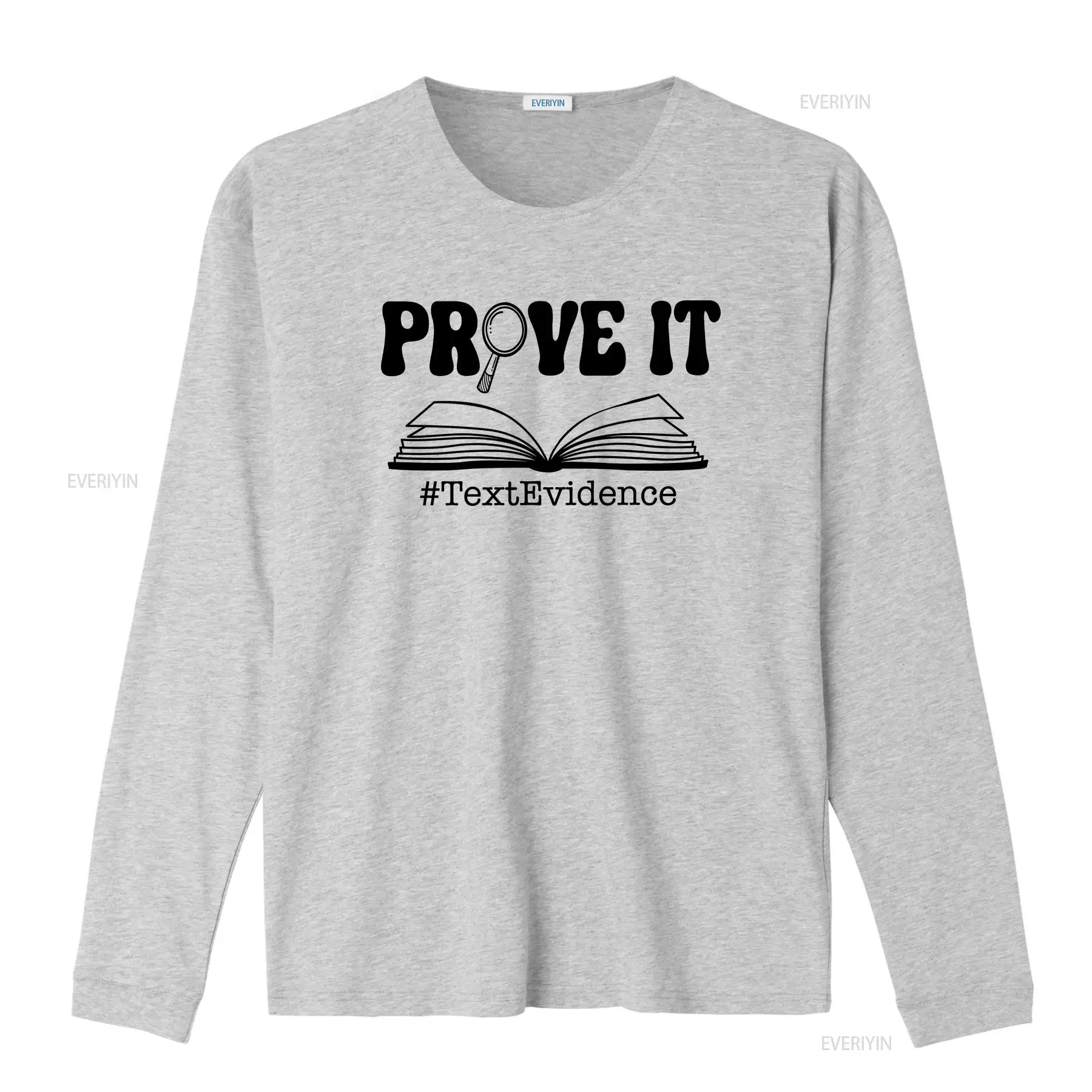 Prove it Text Evidence T Shirt - Vintage Fashion Research review and price