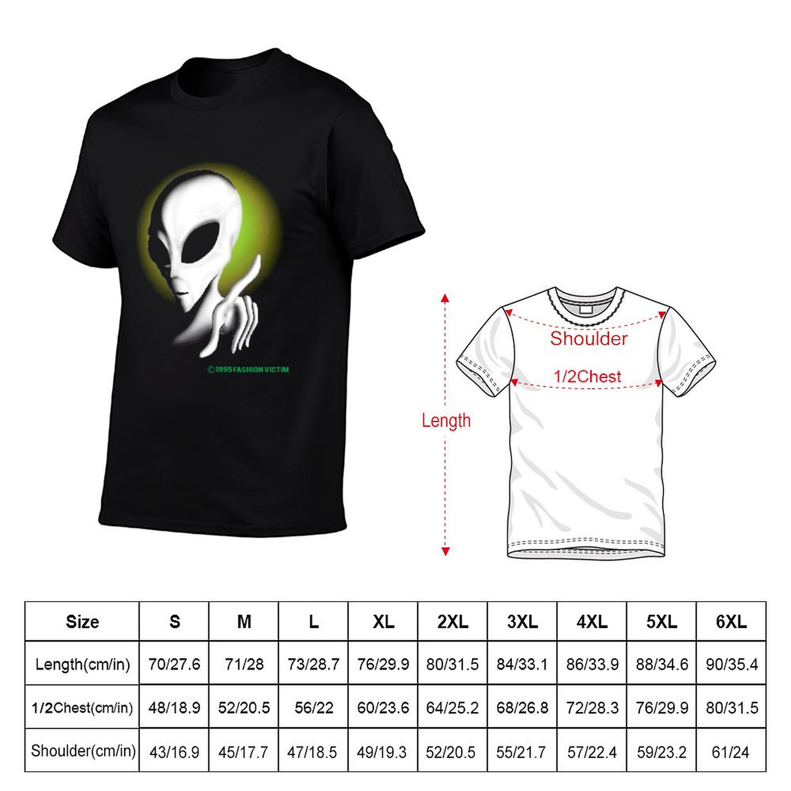 1995 ALIEN Vintage Glow In The - Vintage Fashion Victim review and price
