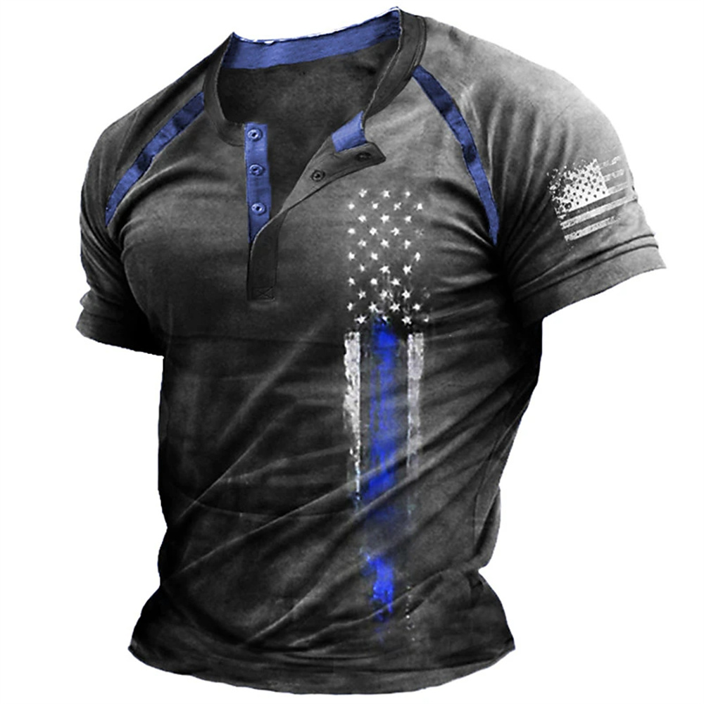 Funny 3D American Flag Print M - Vintage Victorian Fashion review and price
