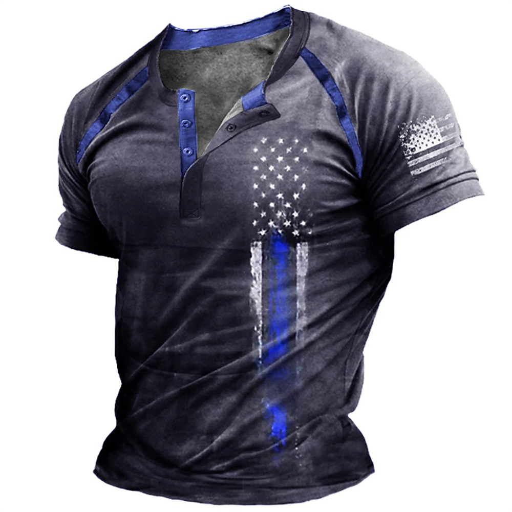 Funny 3D American Flag Print M - Vintage Victorian Fashion review and price