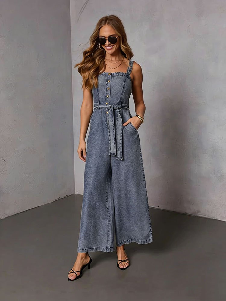 Summer Vintage Women Denim Jum - Vintage Fashion Jeans review and price