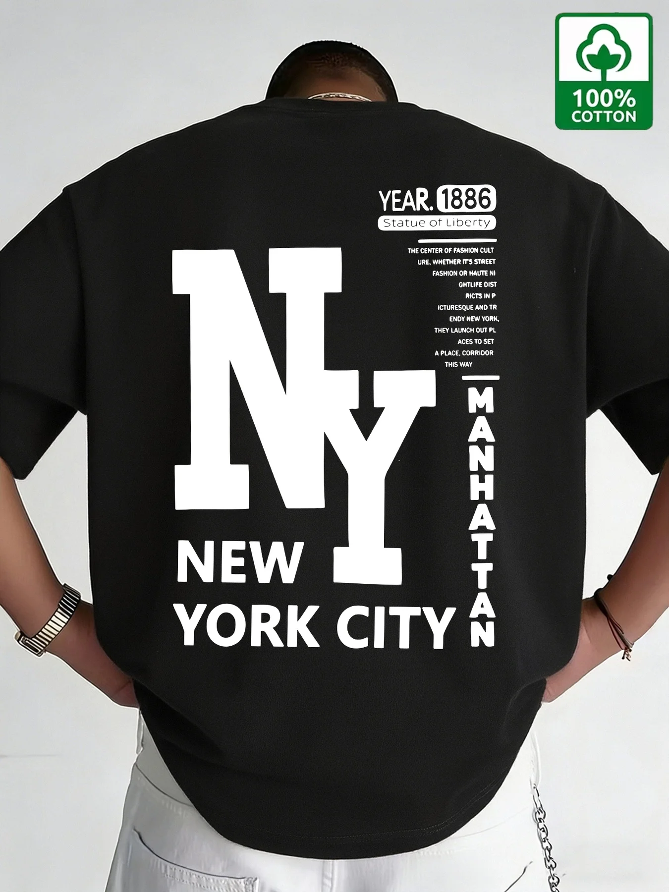 Men NYC T Shirt Cotton New Yor - Vintage Fashion Nyc review and price