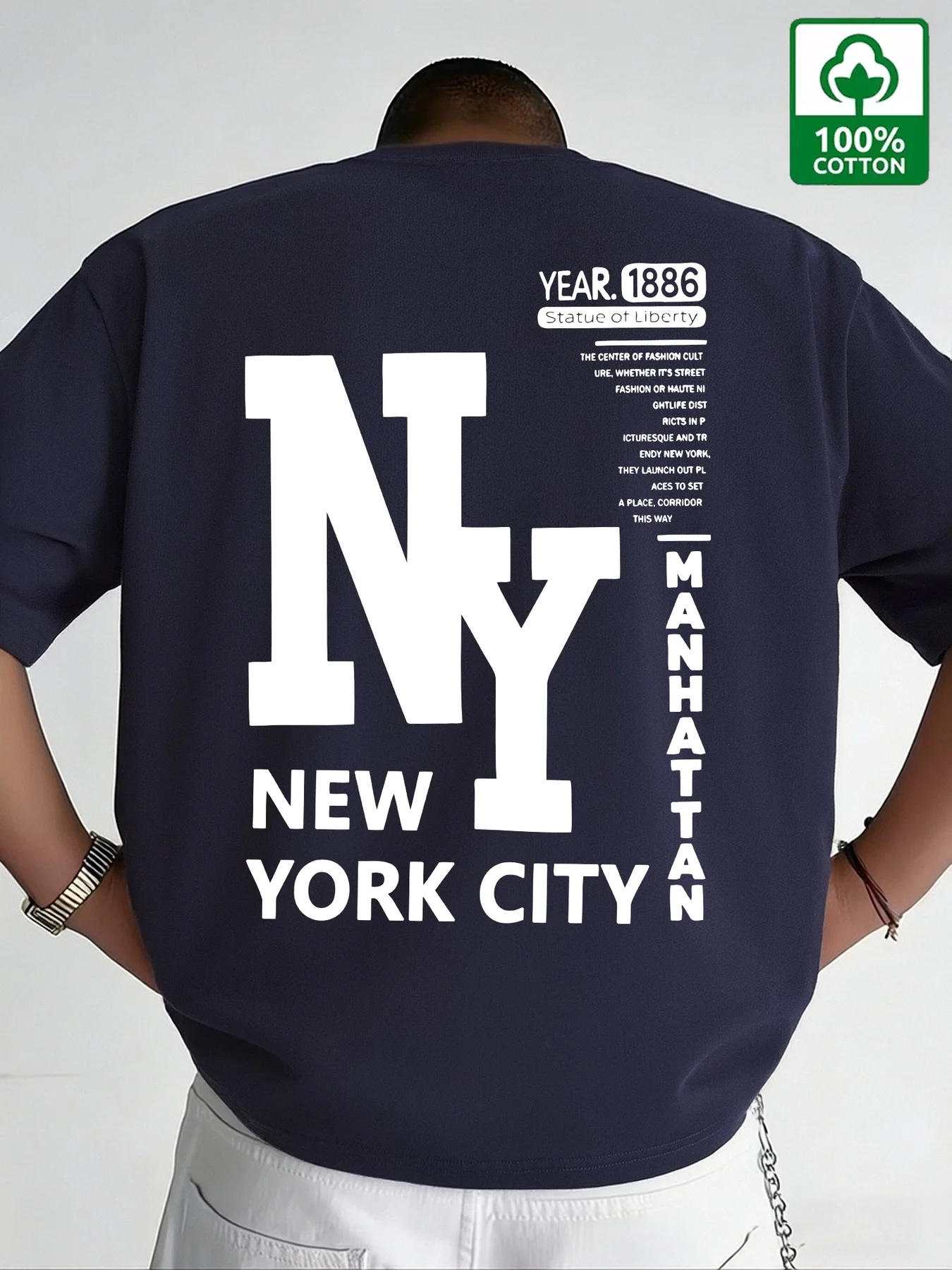 Men NYC T Shirt Cotton New Yor - Vintage Fashion Nyc review and price