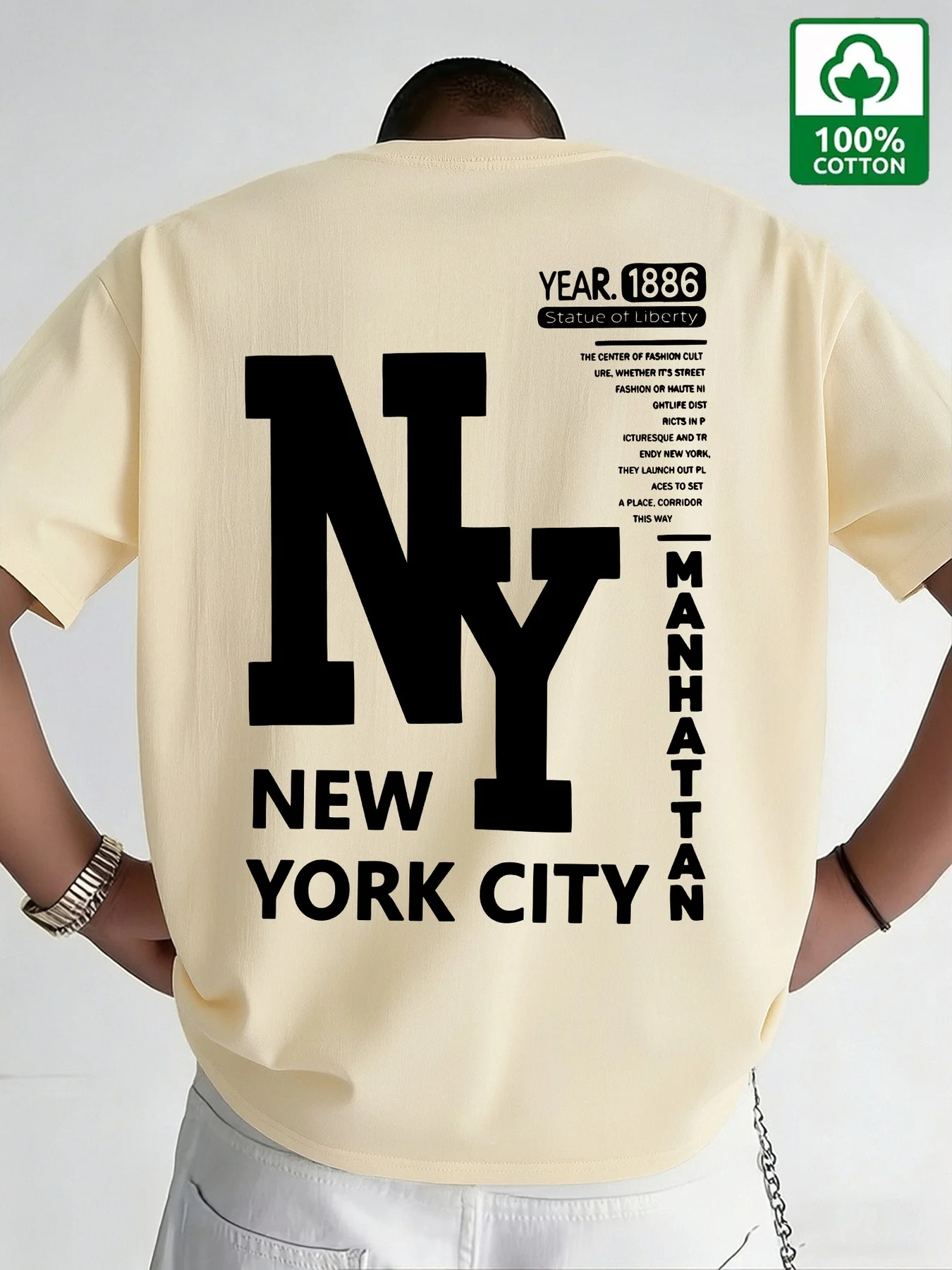 Men NYC T Shirt Cotton New Yor - Vintage Fashion Nyc review and price