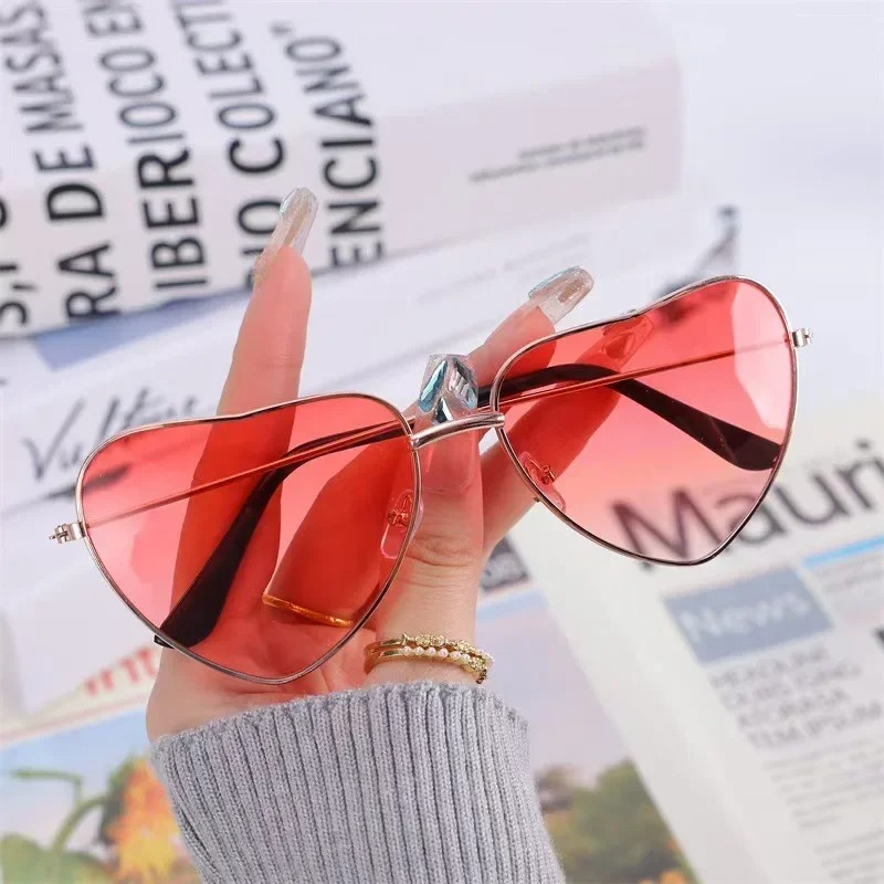 Fashion Heart Shaped Metal Sun - Vintage Fashion Girl review and price
