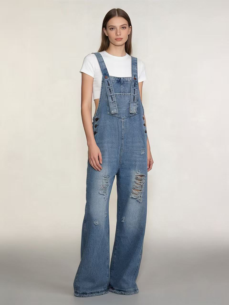 Fashion Retro Ripped Hole Deni - Vintage Fashion Jeans review and price