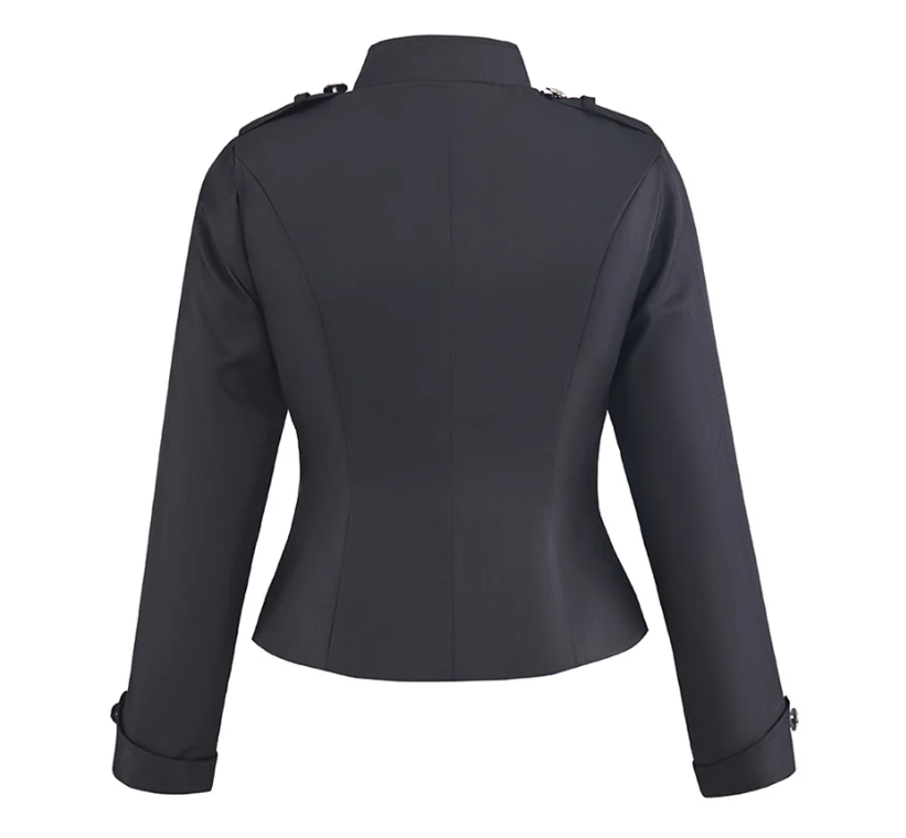 Women gothic punk jacket Slim  - Vintage Victorian Fashion review and price