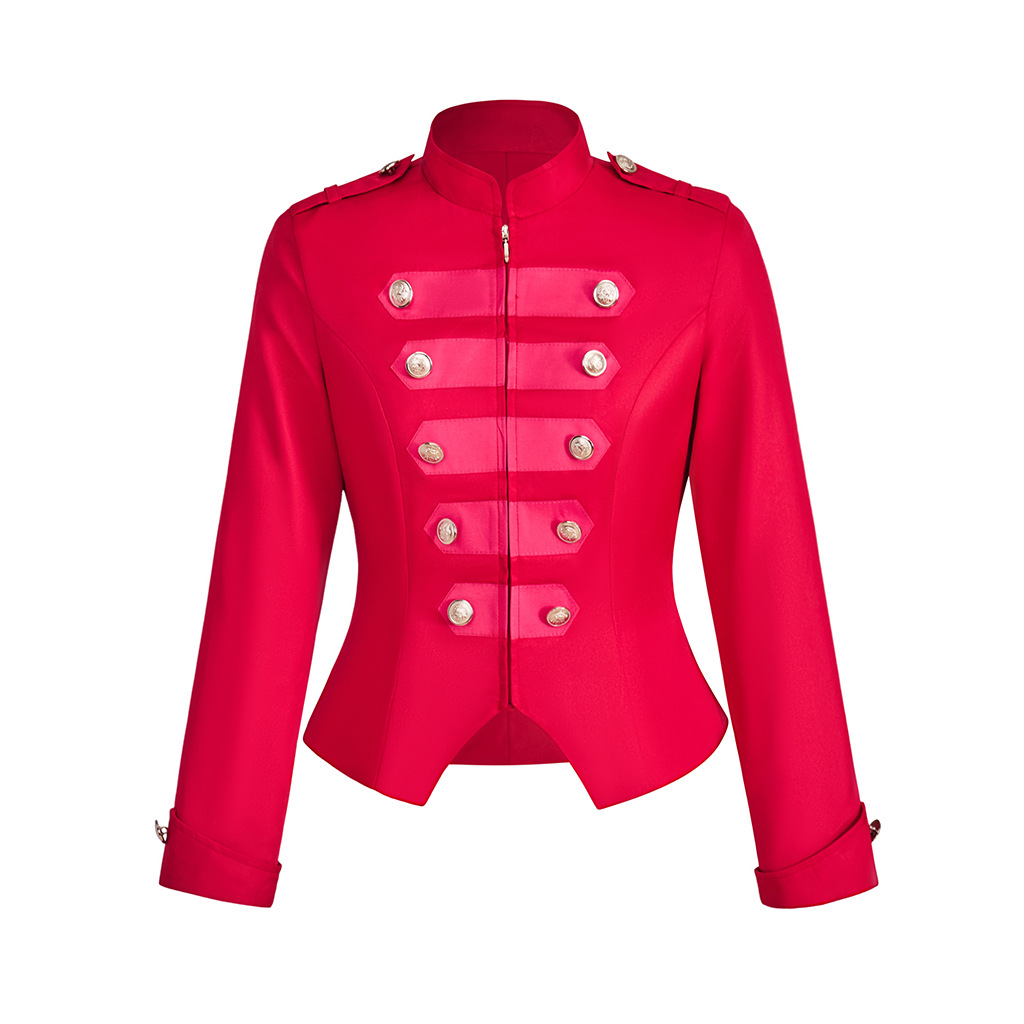 Women gothic punk jacket Slim  - Vintage Victorian Fashion review and price